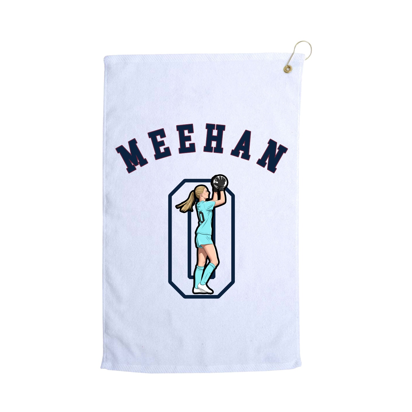 Golf Towel — Shirsey Arch in White