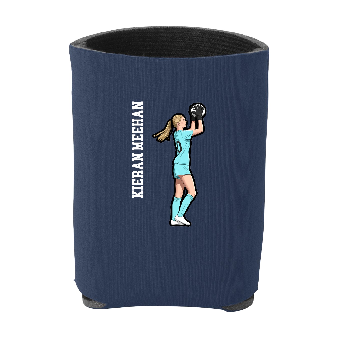 Can Holder — Name Vertical in Navy