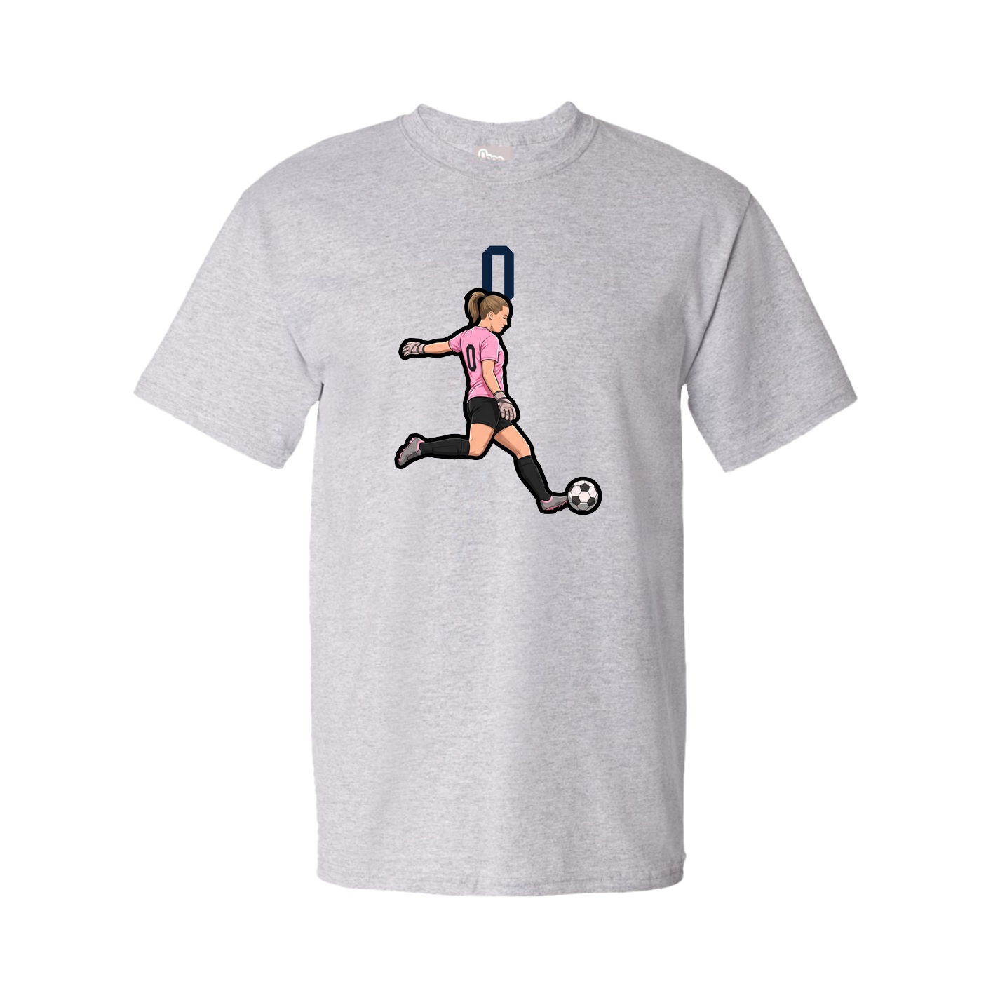 Tee — Number Top in Grey