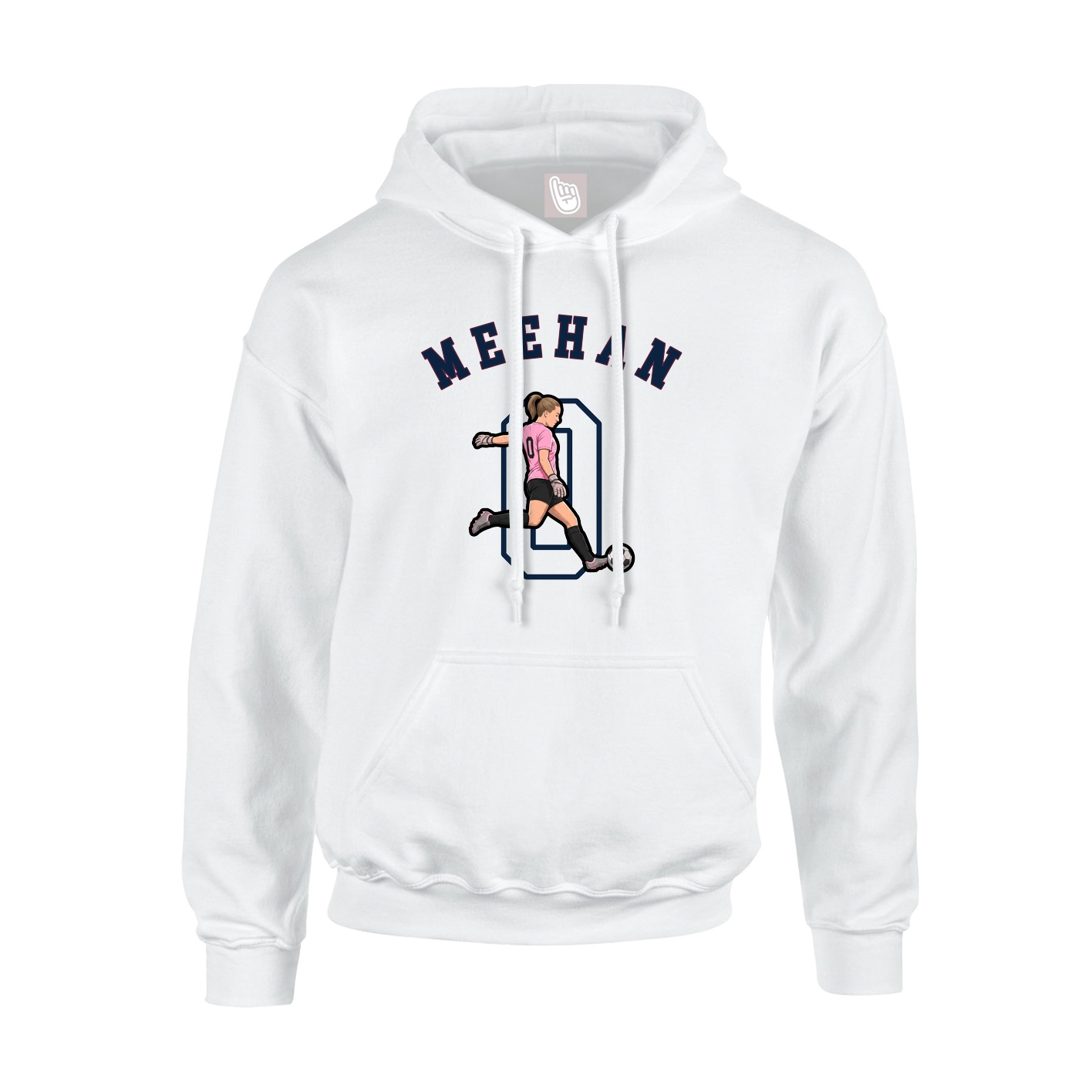 Hoodie — Shirsey Arch in White