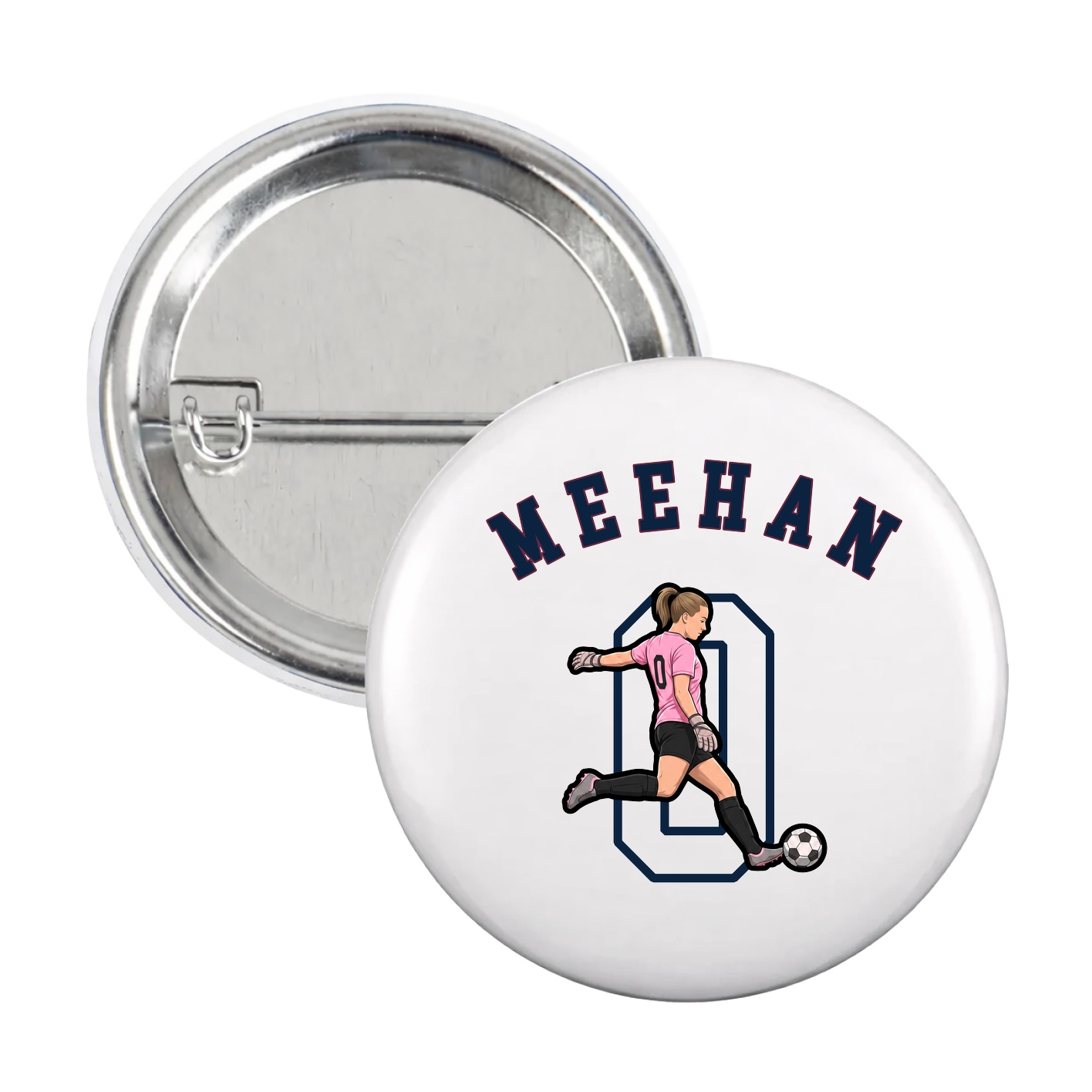 Game Day Button — Shirsey Arch in White