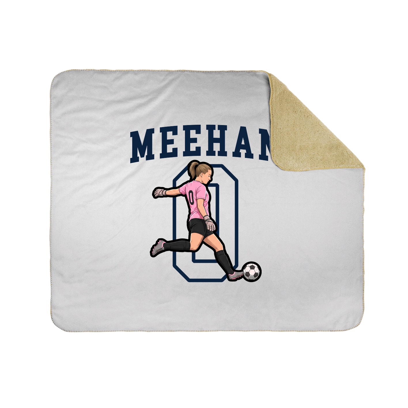 50x60 Sherpa Lined Throw Blanket