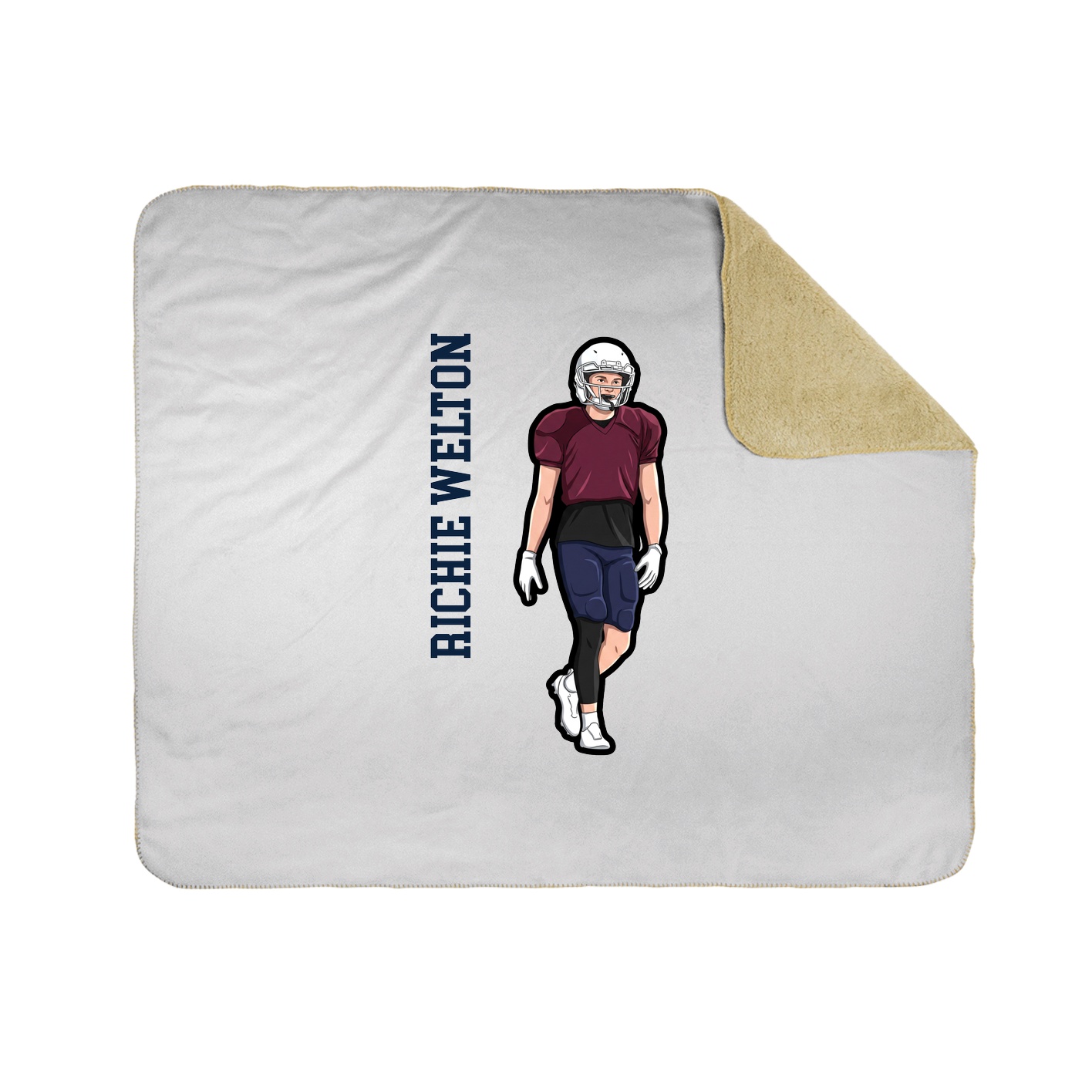 50x60 Sherpa Lined Throw Blanket
