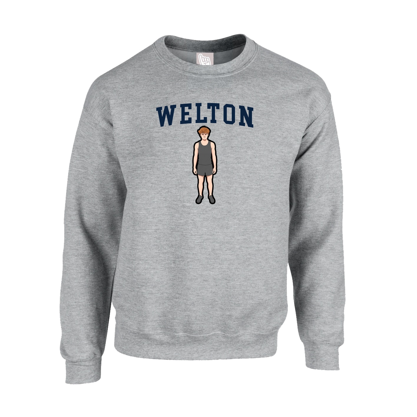 Fleece Crew — Shirsey in Grey