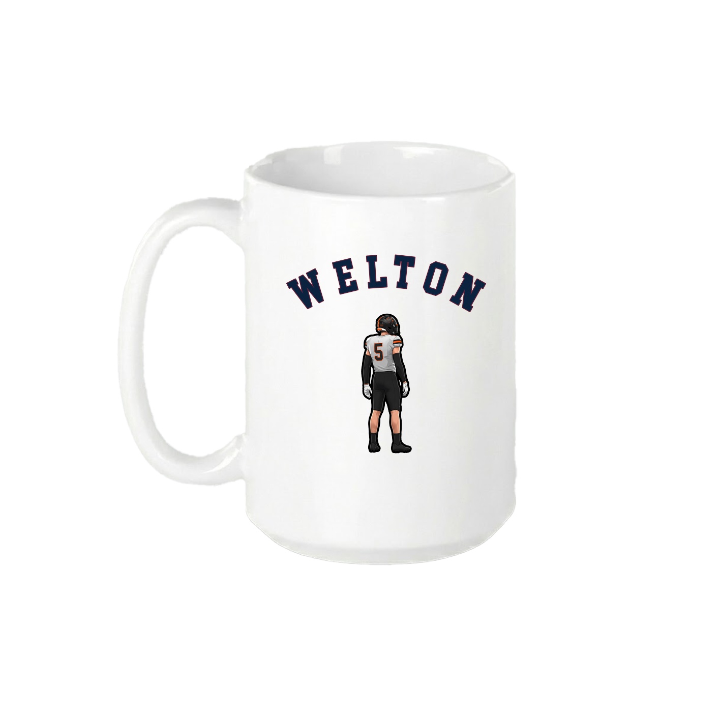 15oz Coffee Mug — Shirsey Arch in White