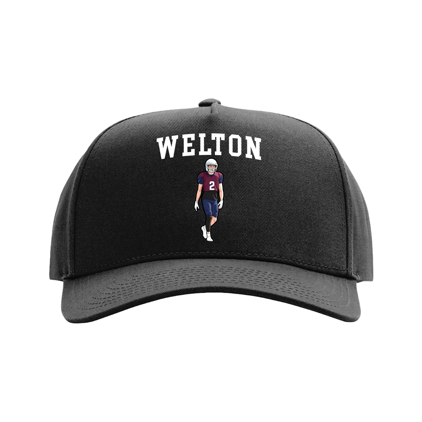 Full Fabric Five-Panel Champ Cap