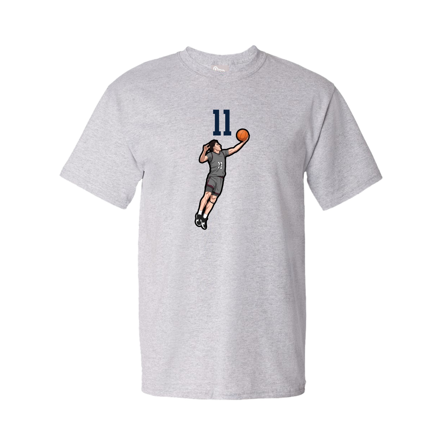 Tee — Number Top in Grey