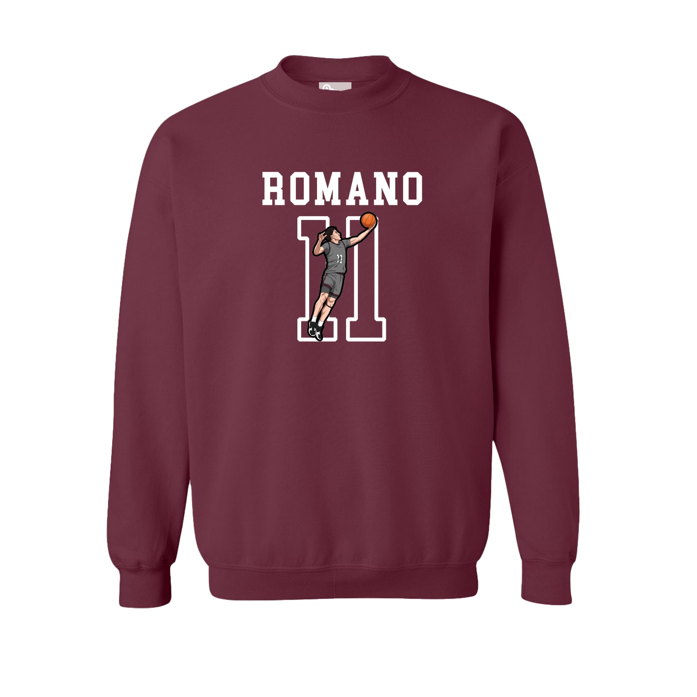 Fleece Crew — Shirsey in Maroon