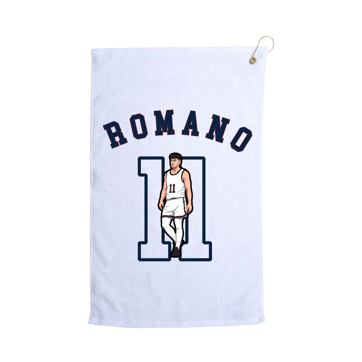 Golf Towel — Shirsey Arch in White
