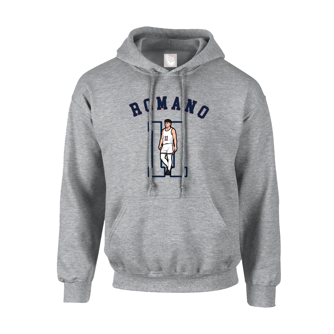 Youth Hoodie — Shirsey Arch in Grey