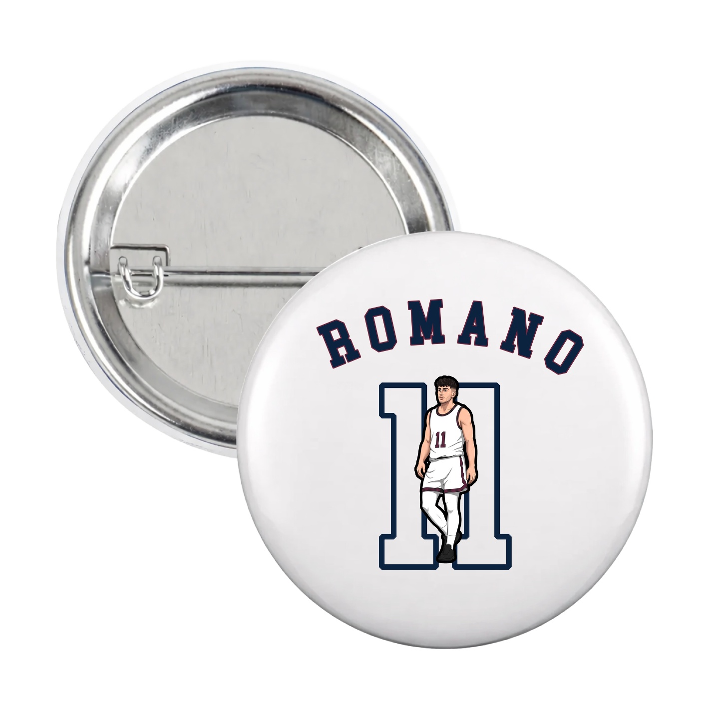Game Day Button — Shirsey Arch in White