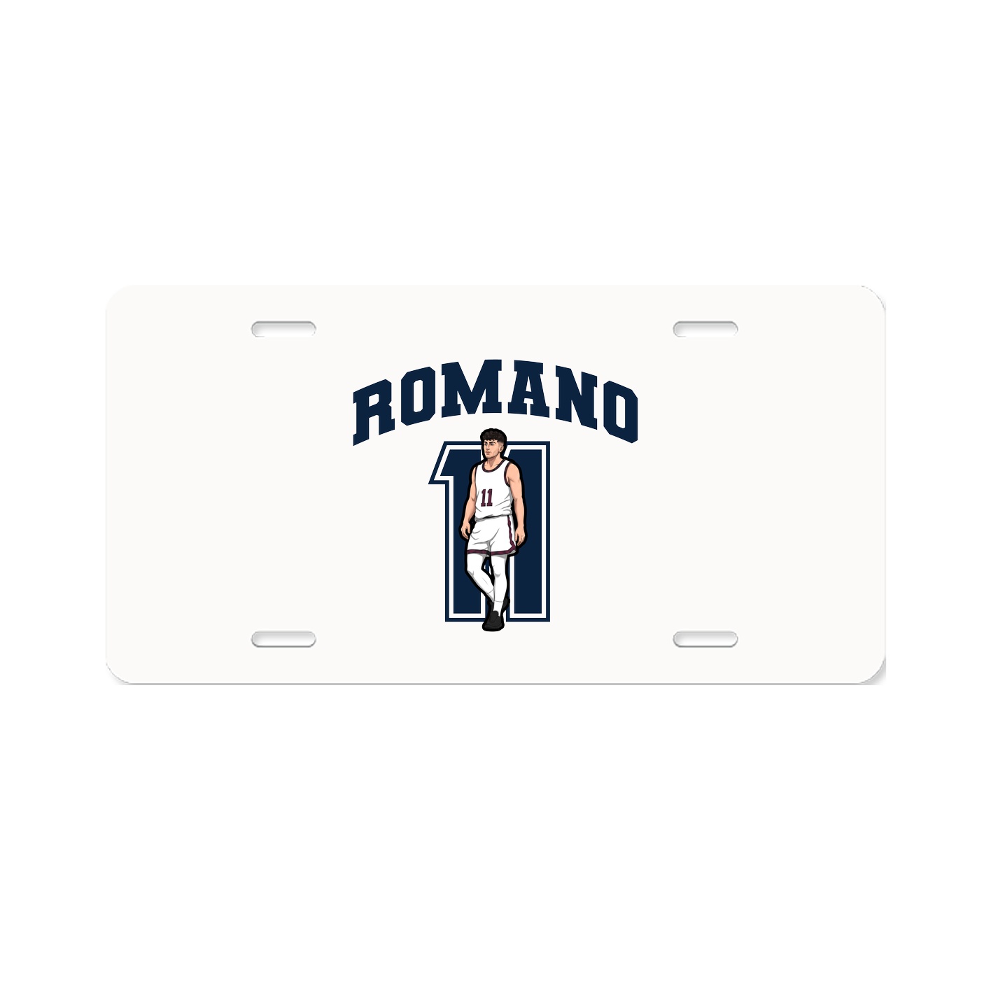 License Plate — Number in Classic