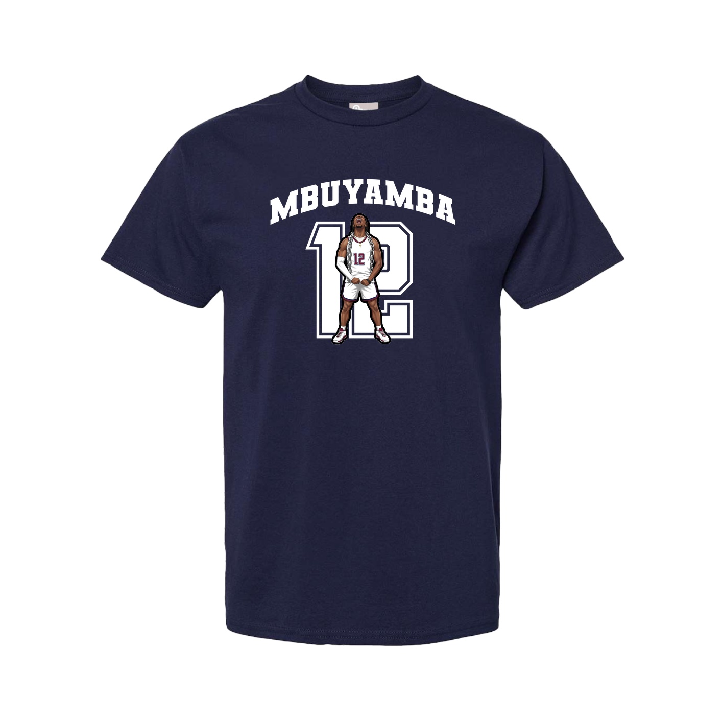 Tee — Number in Navy