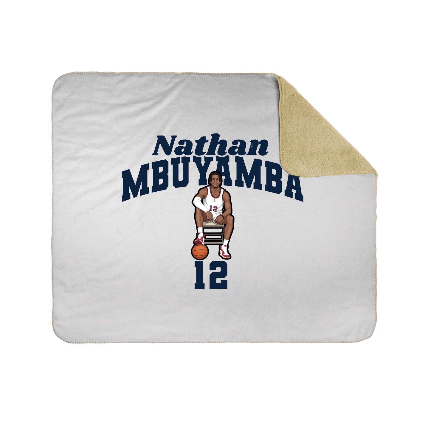 Throw Blanket — Signature Arch in White