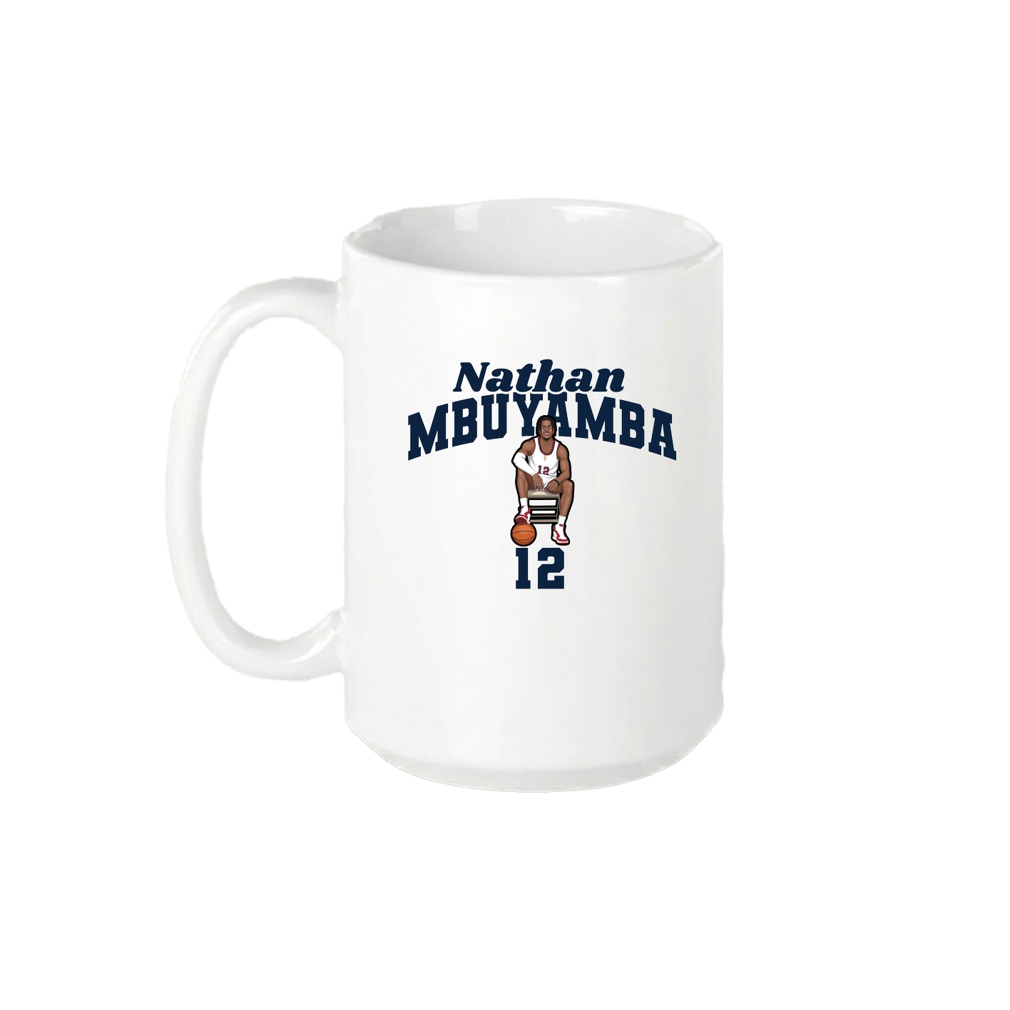 15oz Coffee Mug — Signature Arch in White