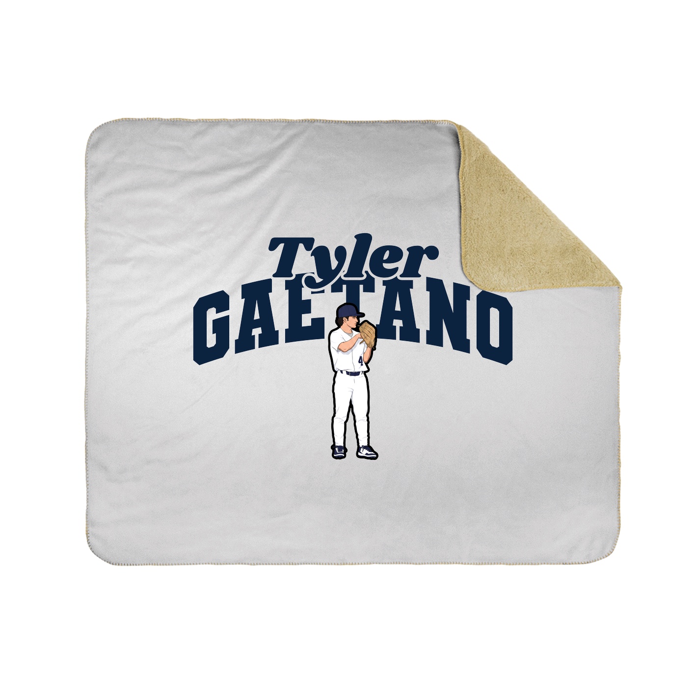 Throw Blanket — Signature Arch in White
