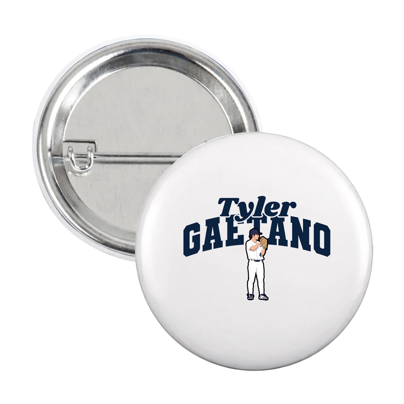 Game Day Button — Signature Arch in White