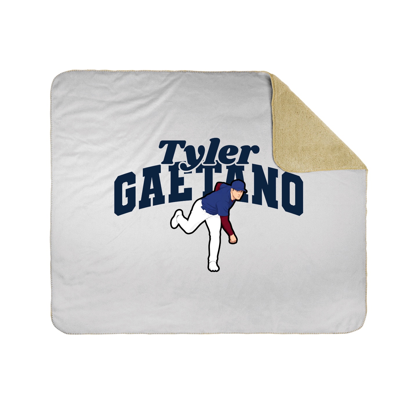 Throw Blanket — Signature Arch in White