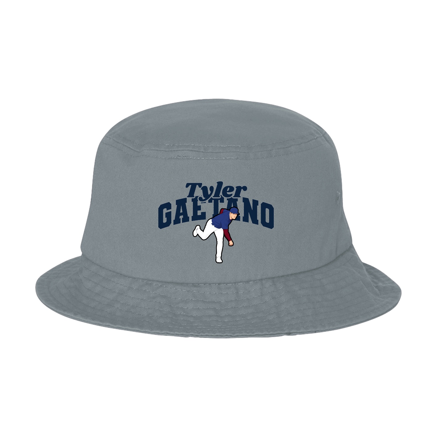 Bucket Cap — Signature Arch in Grey