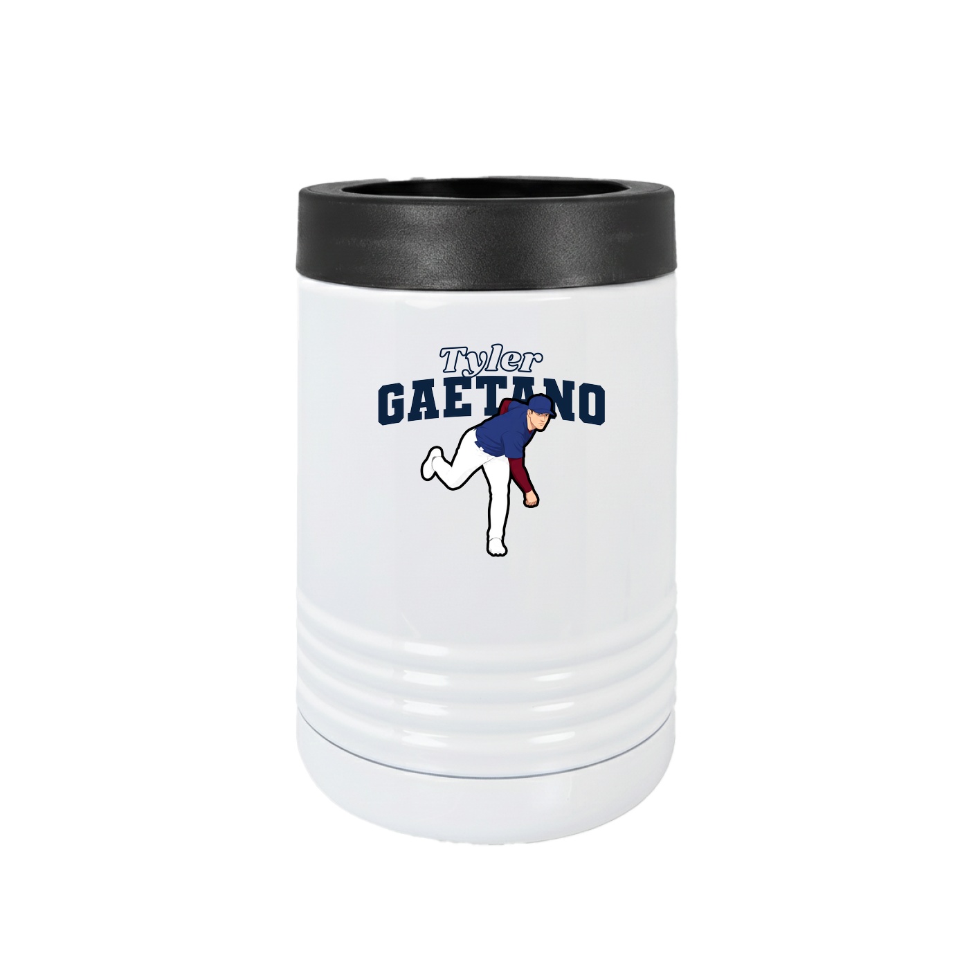 Beverage Holder — Name Arch in White