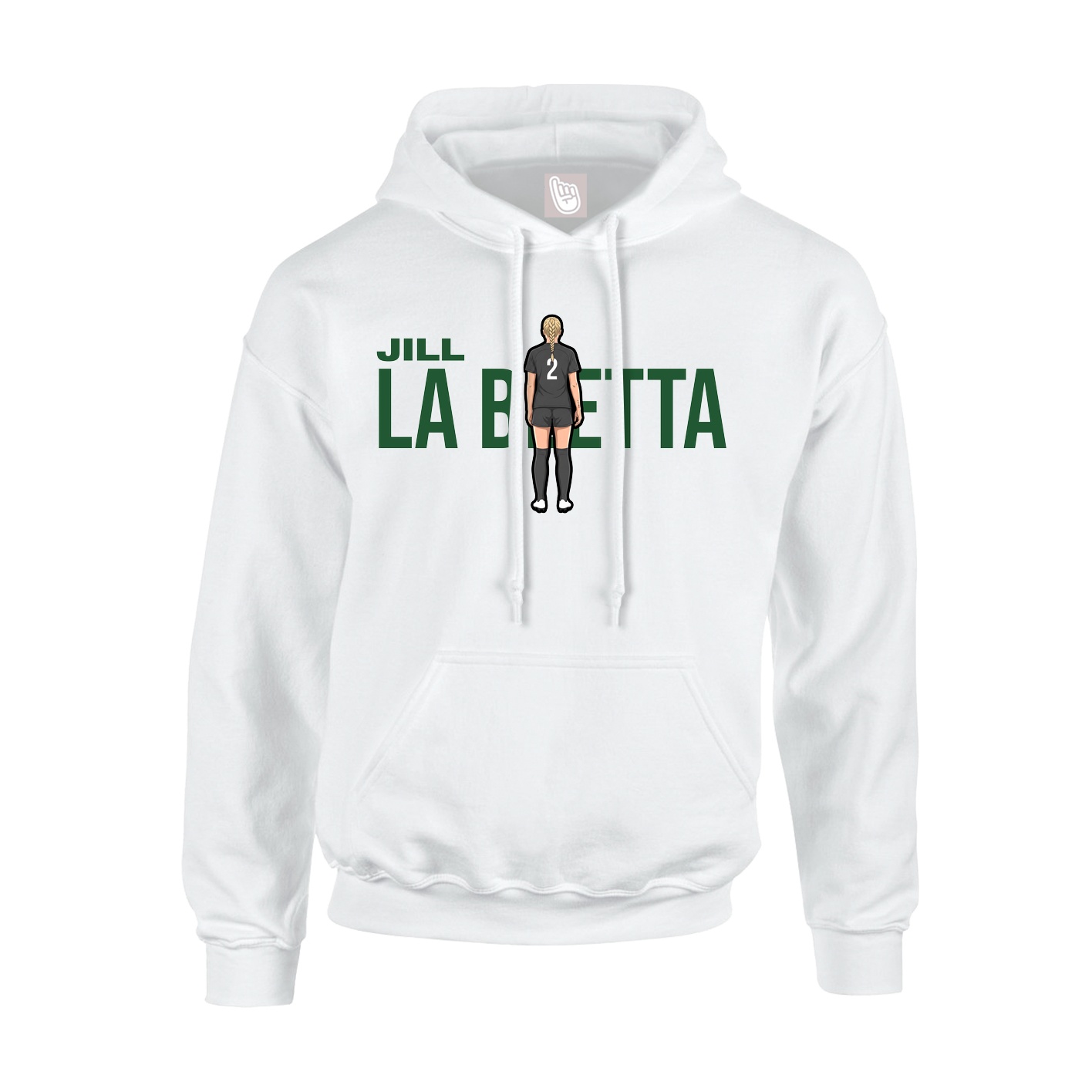 Hoodie — Player Name in White