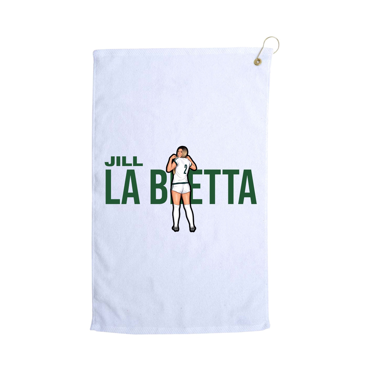 Golf Towel — Player Name in White