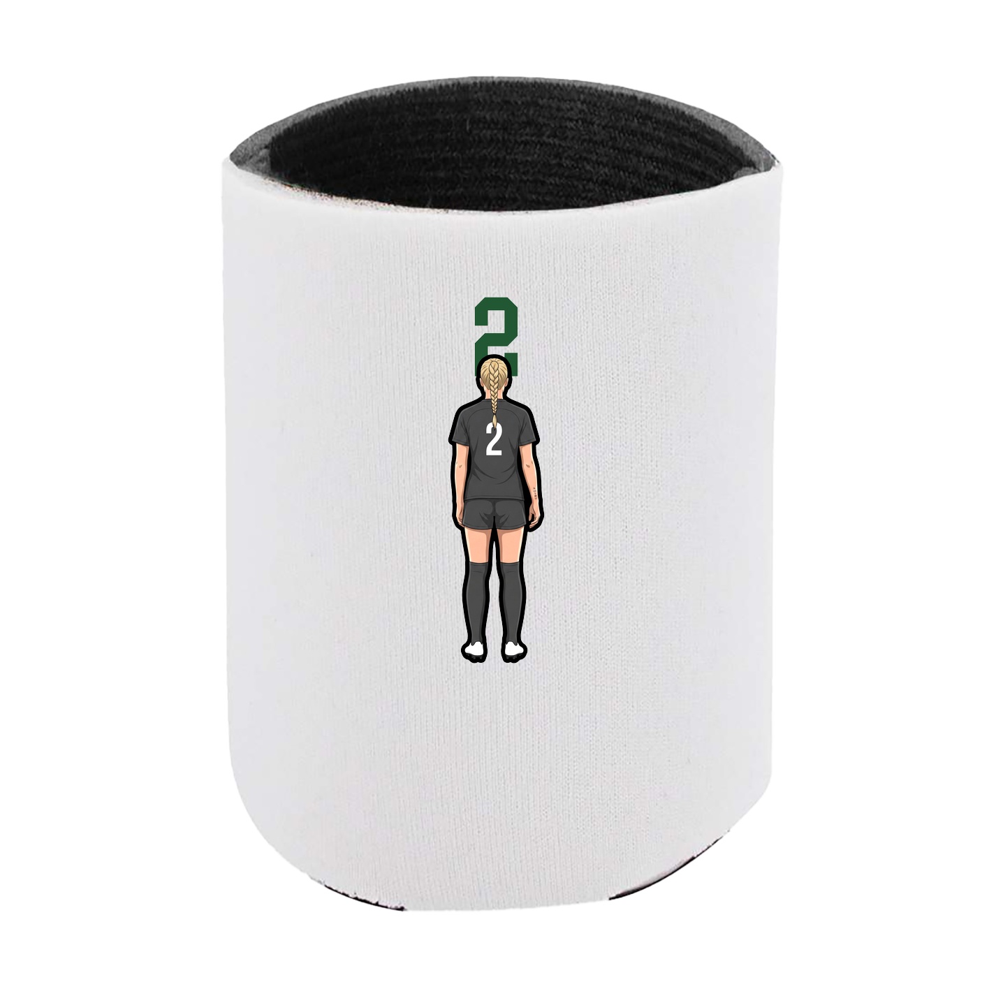 Can Holder — Number Top in White