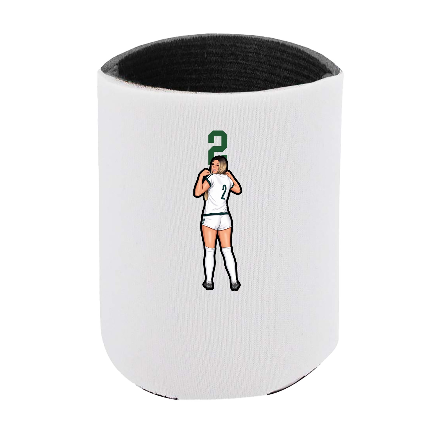 Can Holder — Number Top in White