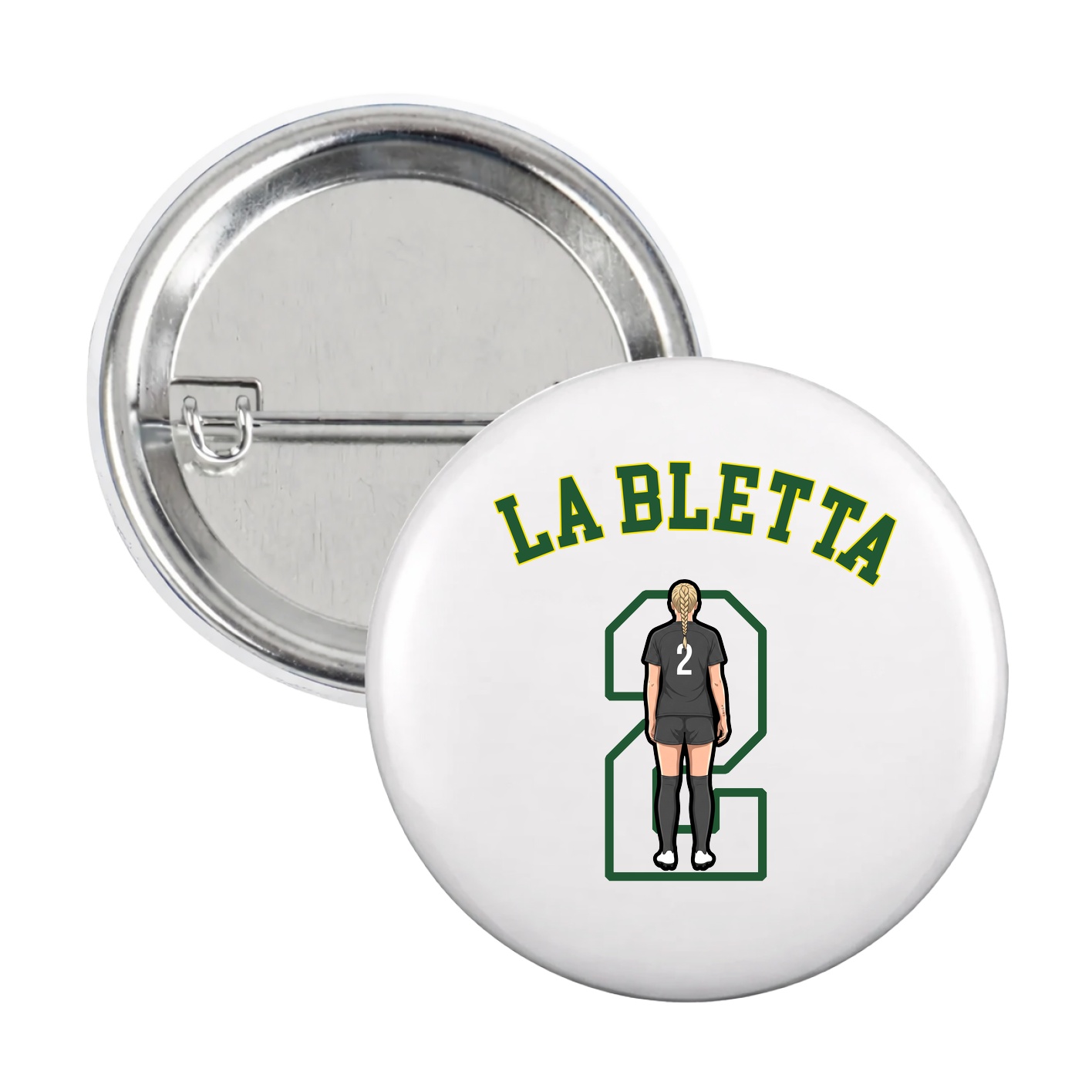 Game Day Button — Shirsey Arch in White