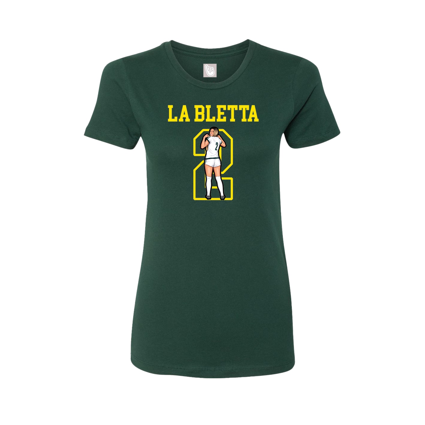 Fitted Women's Tee — Shirsey in Green