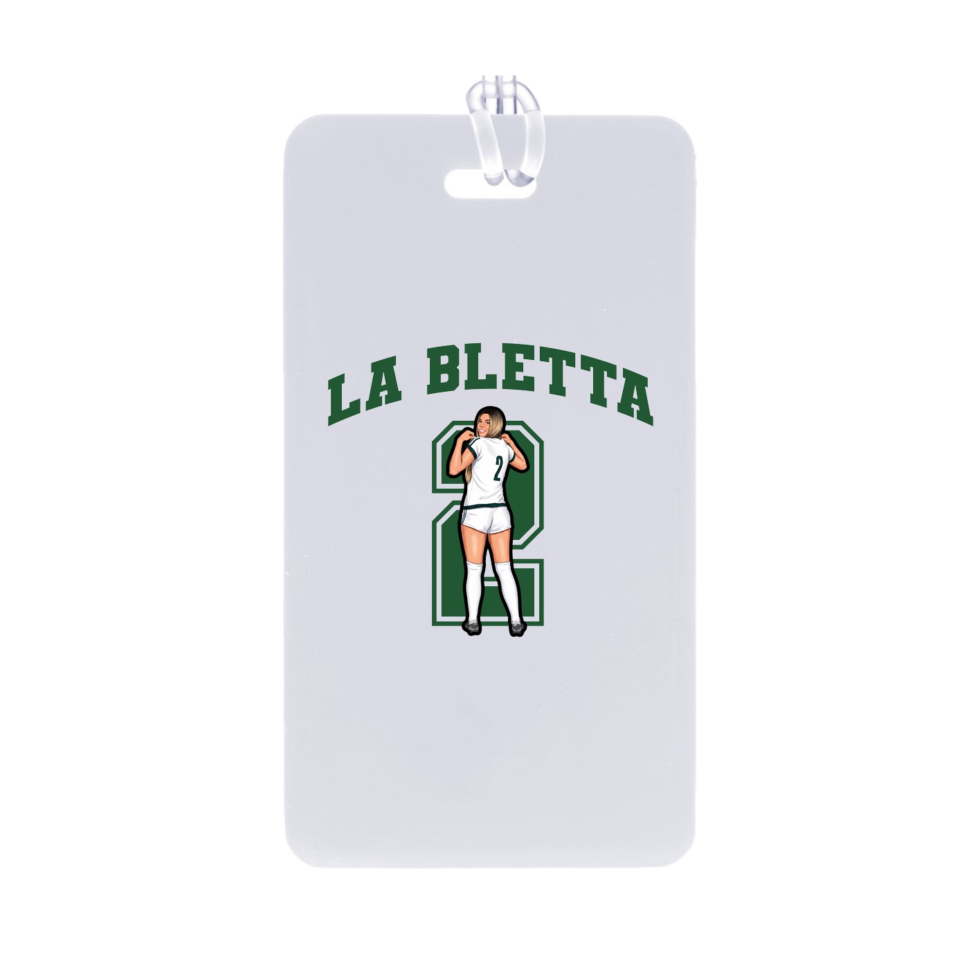 Bag Tag — Number in Classic
