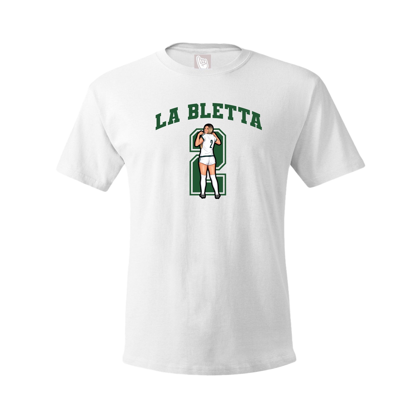 Tee — Number in White