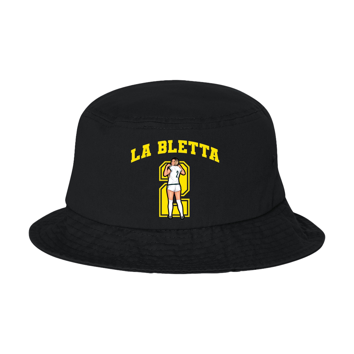 Bucket Cap — Number in Black