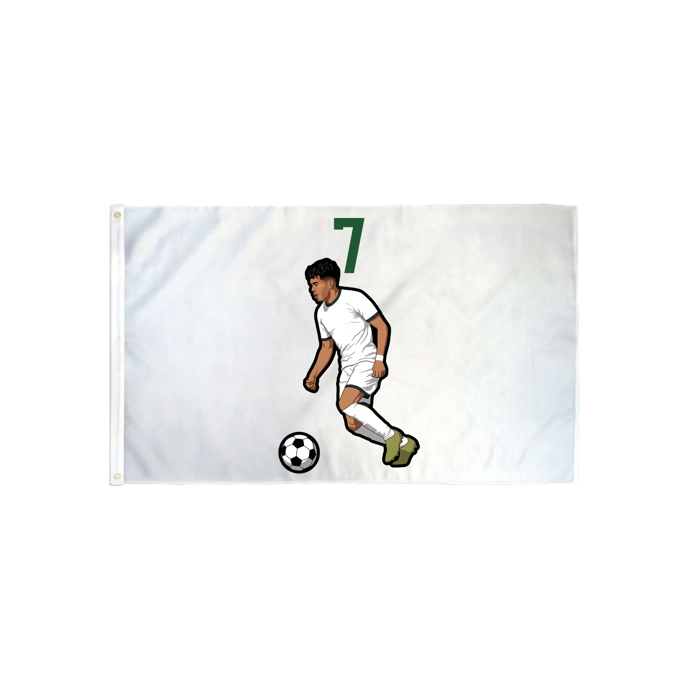 3x5 Flag — Number Top in Classic