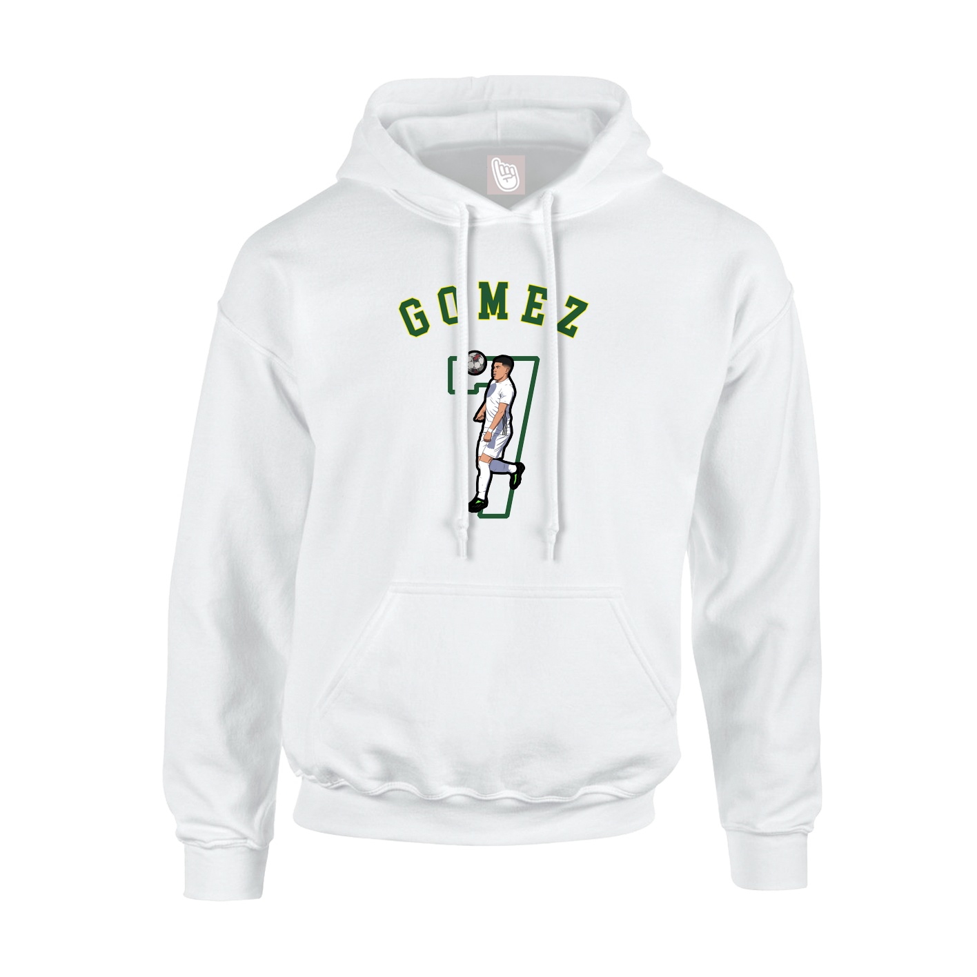 Hoodie — Shirsey Arch in White
