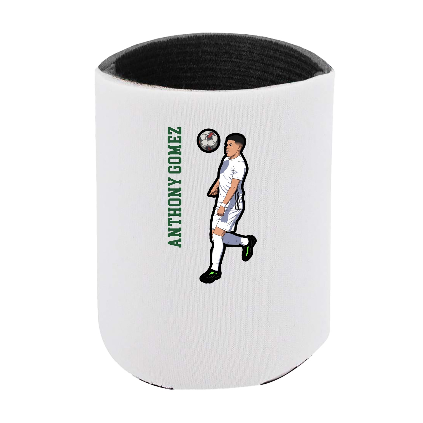 Can Holder — Name Vertical in White