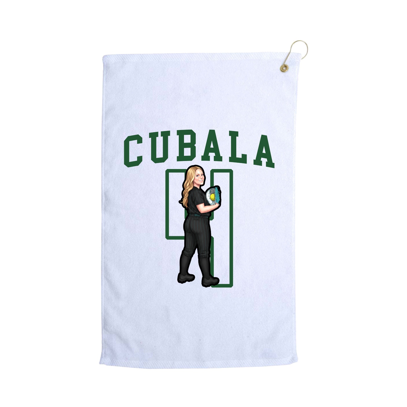 Golf Towel — Shirsey in White