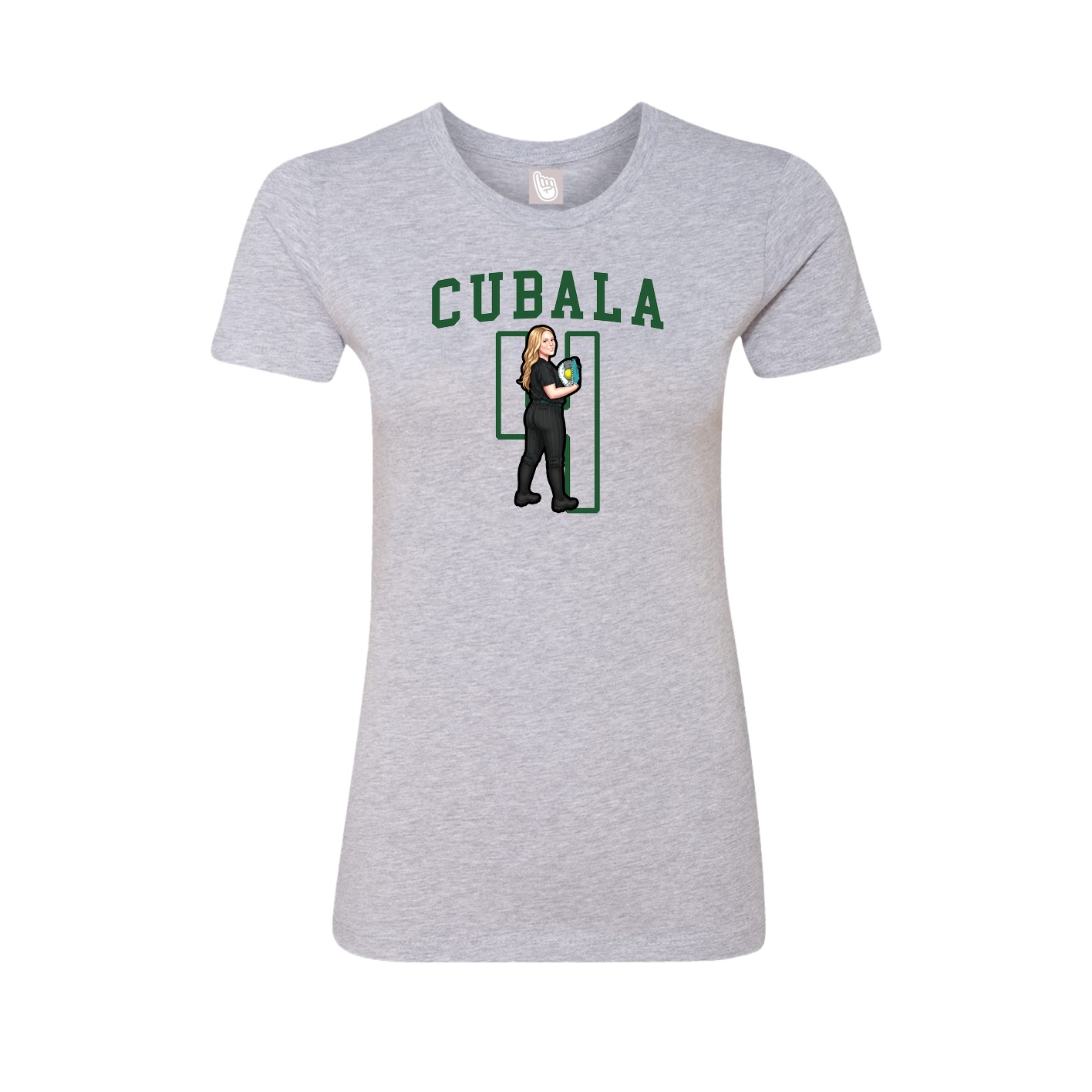 Fitted Women's Tee — Shirsey in Grey