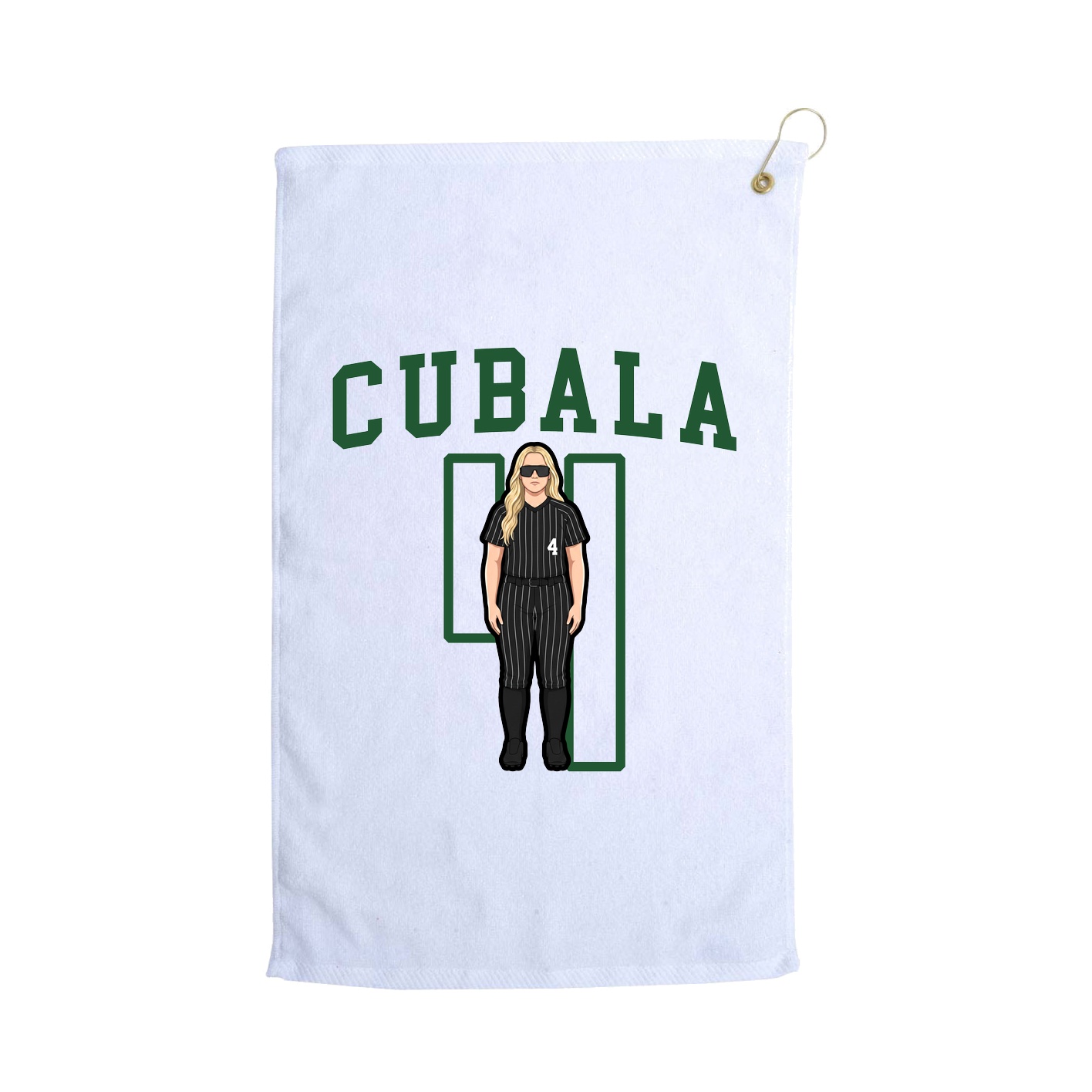 Golf Towel — Shirsey in White