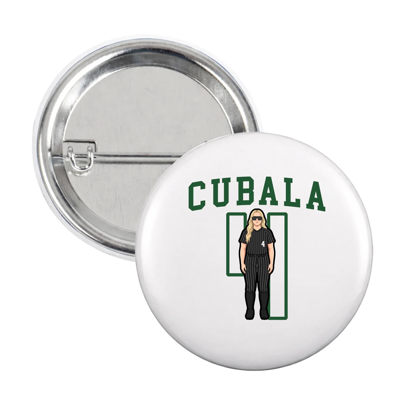 Game Day Button — Shirsey in White