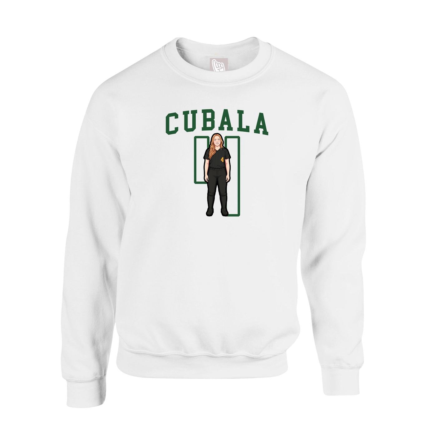 Fleece Crew — Shirsey in White