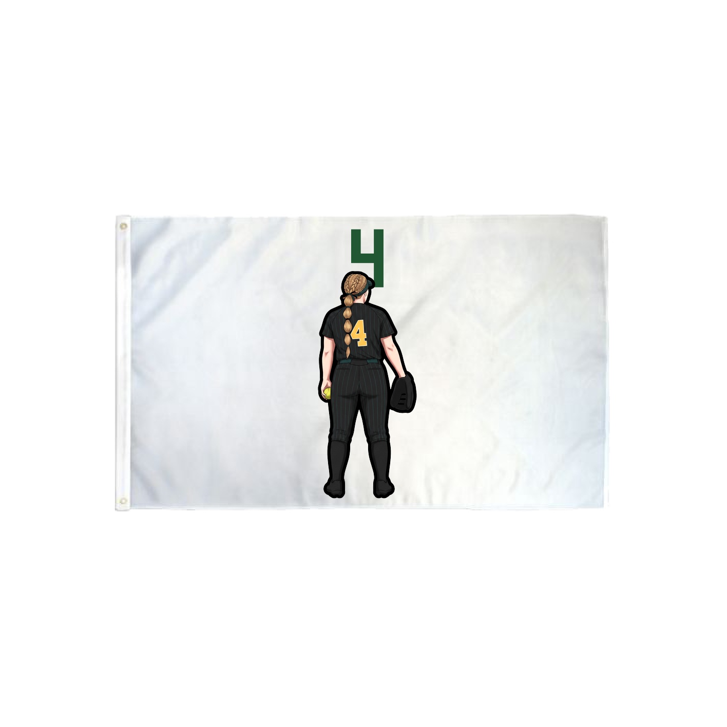 3x5 Flag — Number Top in Classic