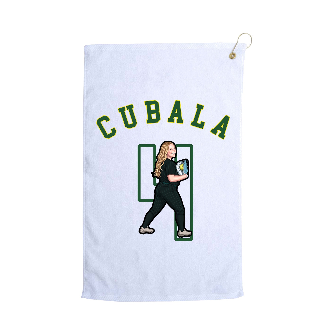 Golf Towel — Shirsey Arch in White