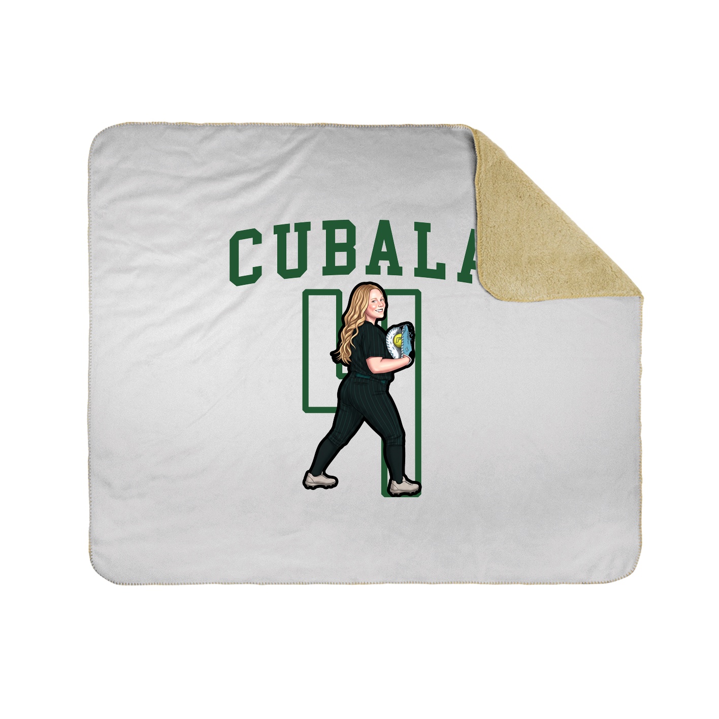 Throw Blanket — Shirsey in White