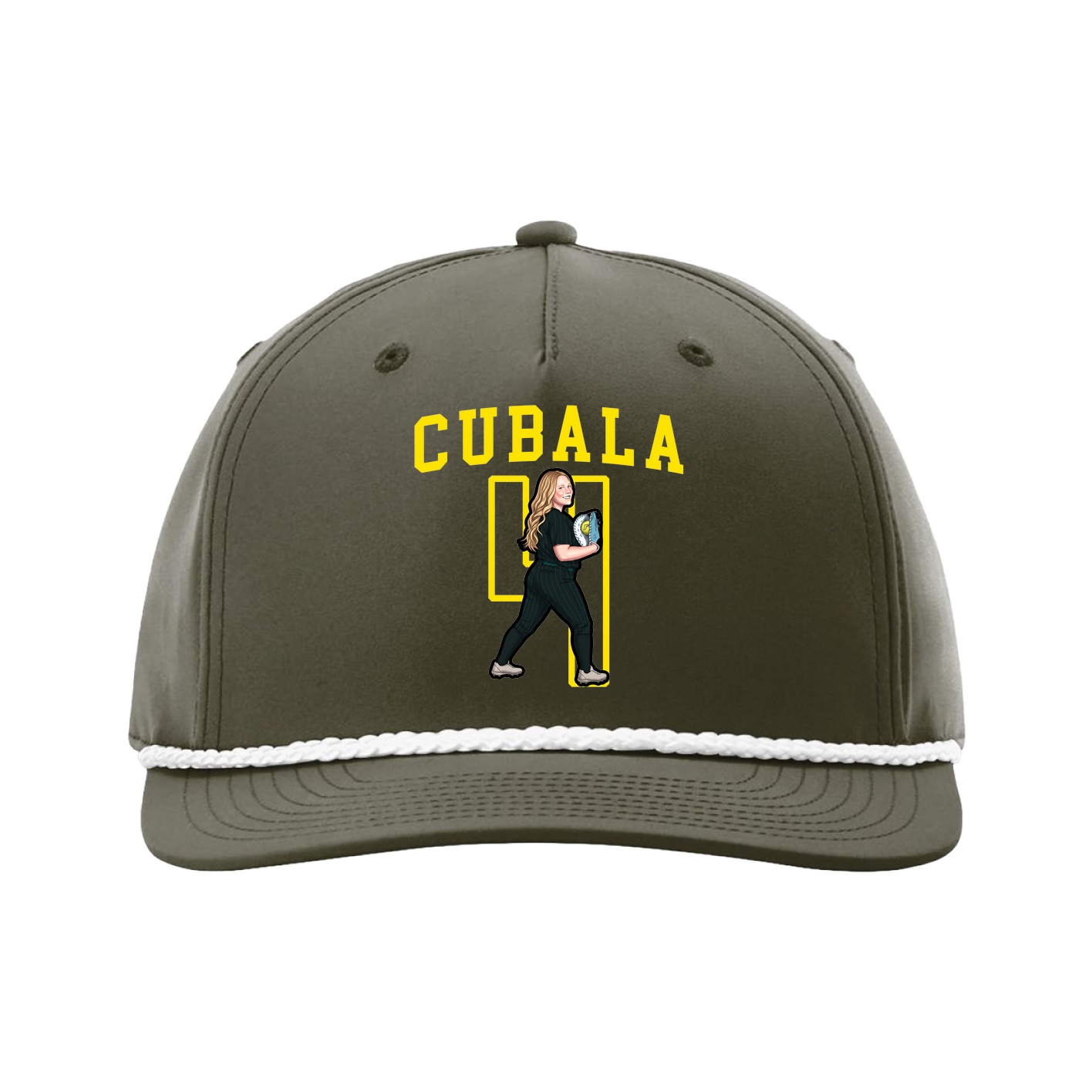 Five-Panel Classic Rope Cap — Shirsey in Green