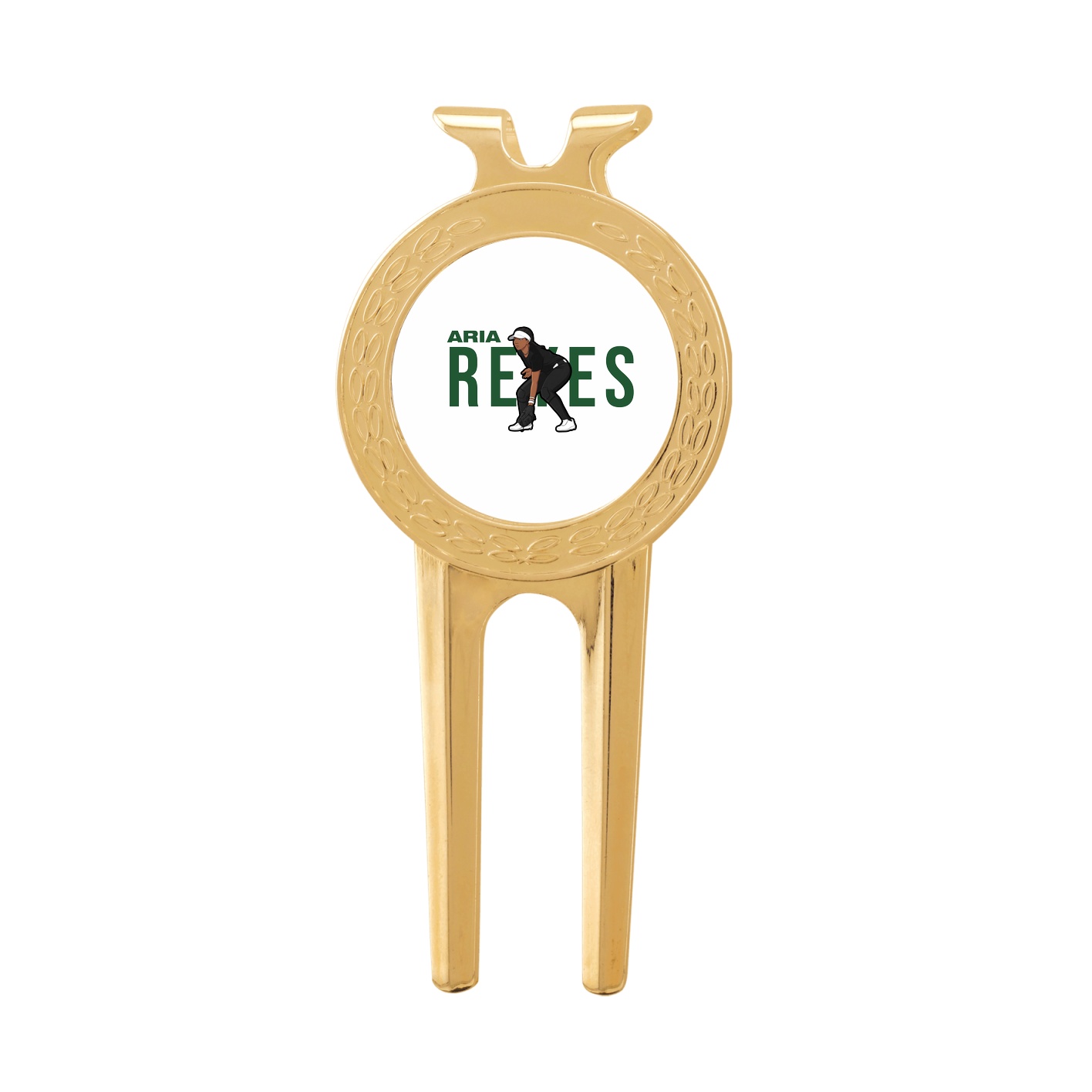Divot Tool with Ball Marker — Player Name in Classic