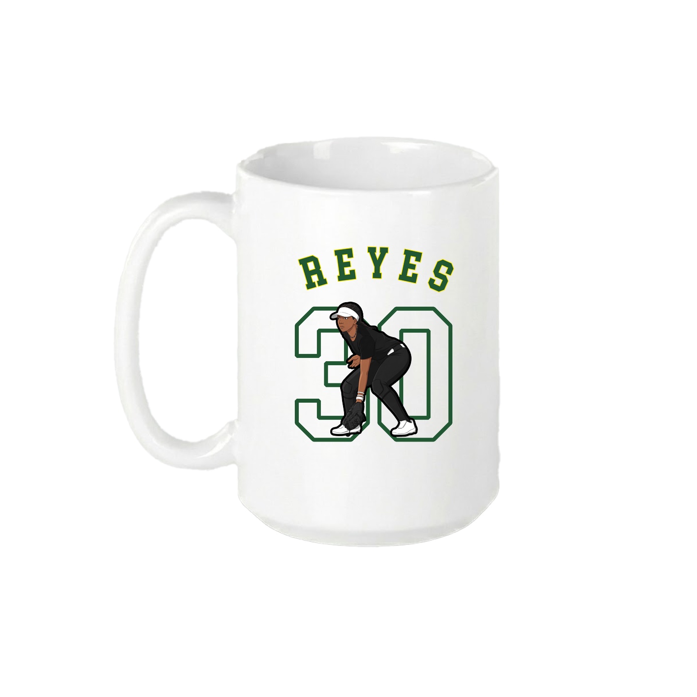 15oz Coffee Mug — Shirsey Arch in White