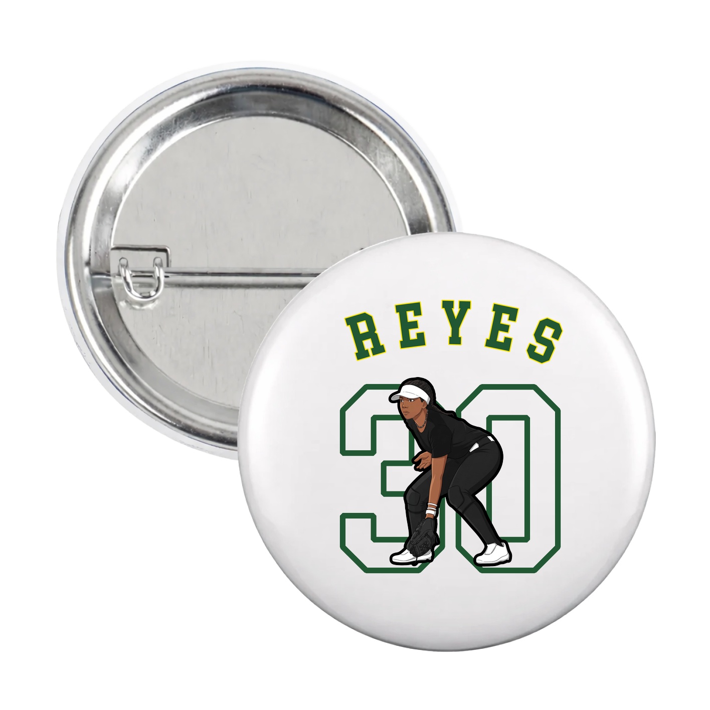 Game Day Button — Shirsey Arch in White
