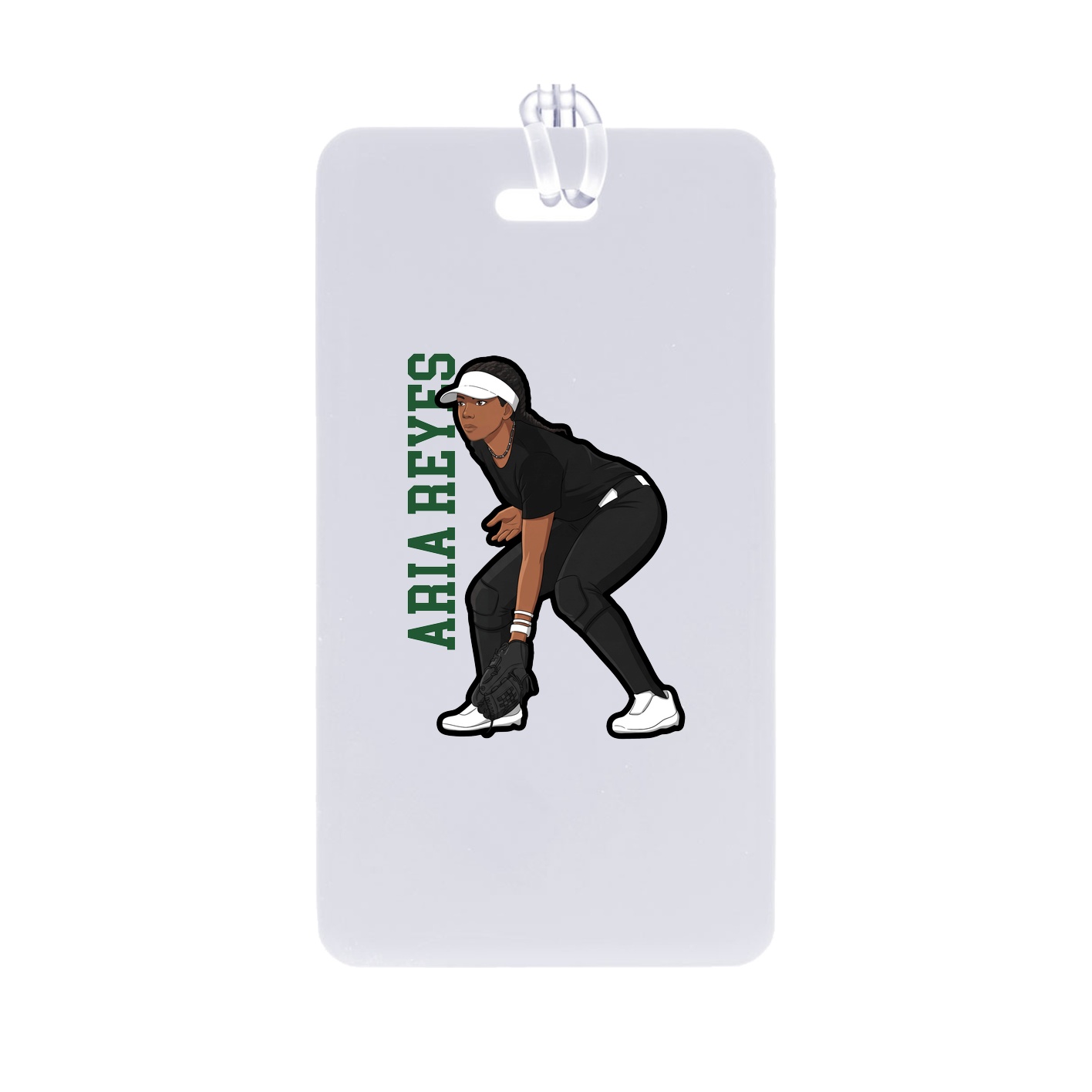 Bag Tag — Name Vertical in Classic