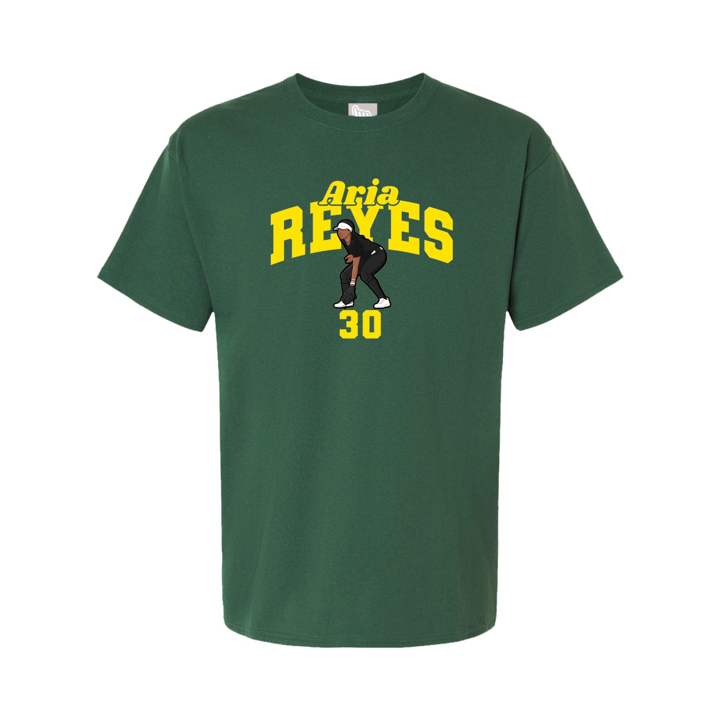 Youth Tee — Signature Arch in Green